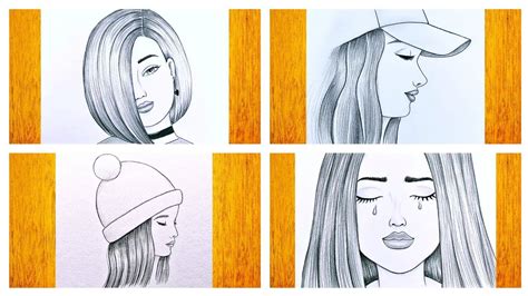 Cómo dibujar las chicas más hermosas / 4 Tutoriales de dibujos。